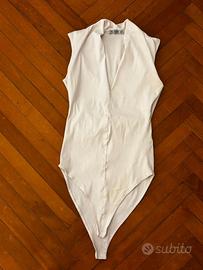 Bodysuit bianco Zara