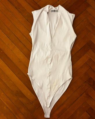 Bodysuit bianco Zara