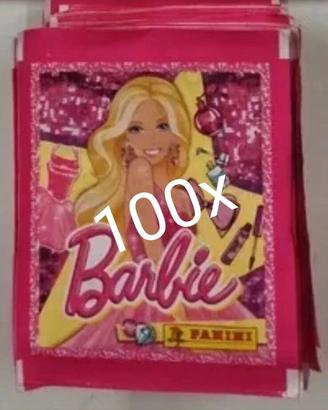 Panini 100x Bustina figurine Barbie 2014