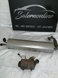 Marmitta e catalizzatore smart 453 turbo