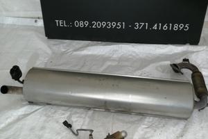 Marmitta e catalizzatore smart 453 turbo