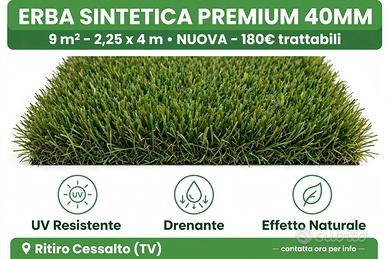 Prato sintetico 40mm 9 m²- 179€ Cessalto 