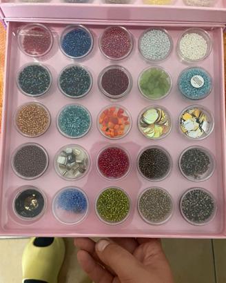 blocco per fare braccialetti con perline + f