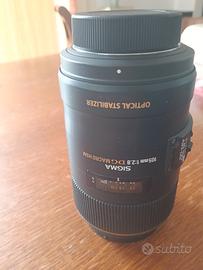 sigma 105mm macro f2.8 attacco nikon