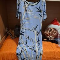 Abito  azzurro manica corta Blumarine