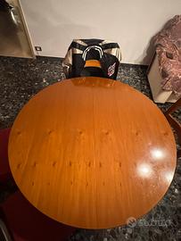 Set sala da pranzo legno massiccio tavolo+sedie