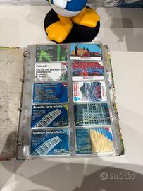 album schede telefoniche 140 pezzi totali