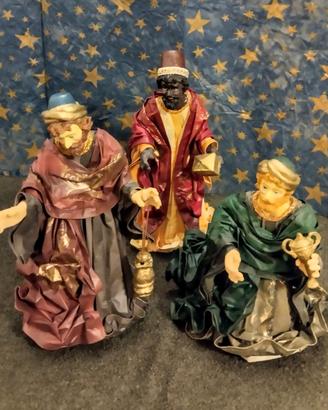 Re Magi in carta pesta