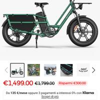 cargo bike fiido t2 long tail