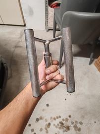 Asta triangolare in acciaio x pulley -lat ecc 