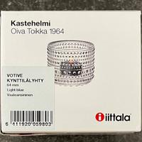 PORTA CANDELA iittala KASTEHELMI BLU CHIARO
