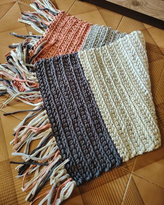 tappeto, lavorato con fettuccia di cotone