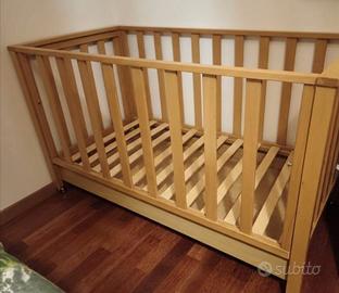 Lettino in legno x bambini 
