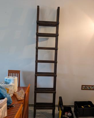 Coppia di Librerie Divisorie Terra-Cielo in Legno 