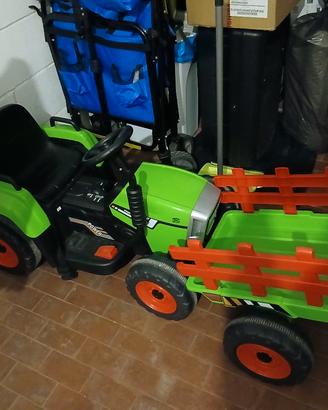 trattore elettrico cavalcabile