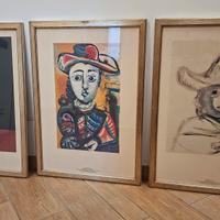 Set 3 Stampe d'Arte Pablo Picasso 