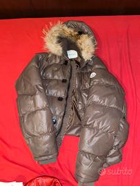 piumino moncler vintage con pelliccia