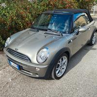 Mini Cooper cabrio sidewalk