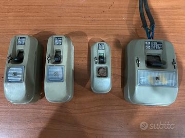 Serie interruttori contatori Bticino anni 60