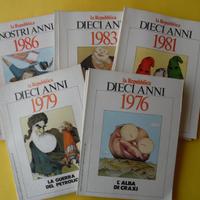 "DIECI ANNI" ecc del Quotidiano La Repubblica