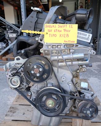 MOTORE SUZUKI 1.2 16V CODICE K12B