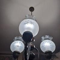 Lampadario ottone
