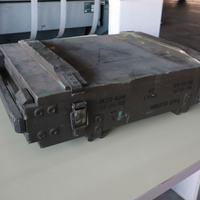 CASSA MILITARE BAULE IN LEGNO