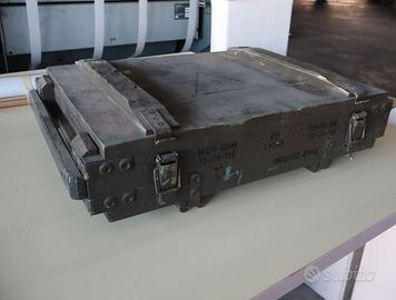 CASSA MILITARE BAULE IN LEGNO