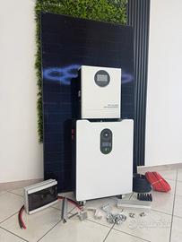 Impianto fotovoltaico 8kw con batteria da 15kwh