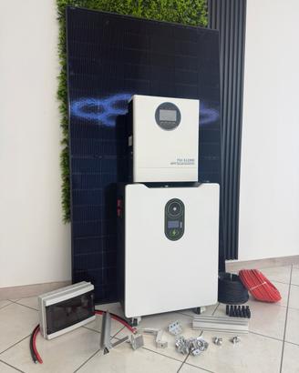 Impianto fotovoltaico 8kw con batteria da 15kwh