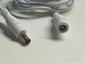 Cavo 2mt - 2,5mm x 5,50 mm + vari adattatori