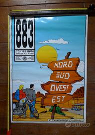 883 POSTER 92x68 NORD SUD OVEST EST,1994[PEZZALI