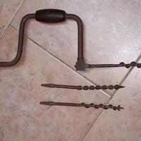 trapano manuale a manovella
