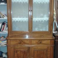 Cristalliera-Vetrinetta antica in rovere