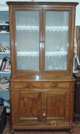 Cristalliera-Vetrinetta antica in rovere