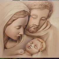 Quadro capoletto moderno Sacra Famiglia