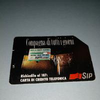 scheda telefonica Sip 2.000 "Compagna di ..."