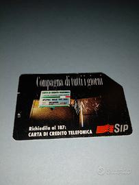 scheda telefonica Sip 2.000 "Compagna di ..."