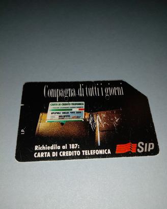 scheda telefonica Sip 2.000 "Compagna di ..."