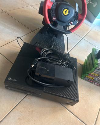 Xbox one e volante con tutti i giochi inclusi
