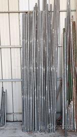 tubi zincati 32 mm 1 pollice  per idraulica 