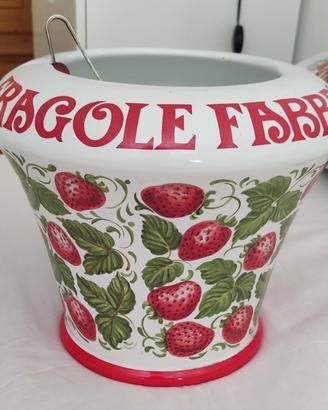 Vaso Opaline Fabbri da 600 grammi(con fragole).