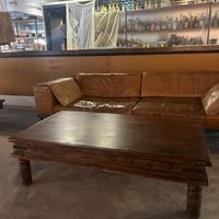 Tavolino da Salotto Etnico/Rustico in Legno Massel