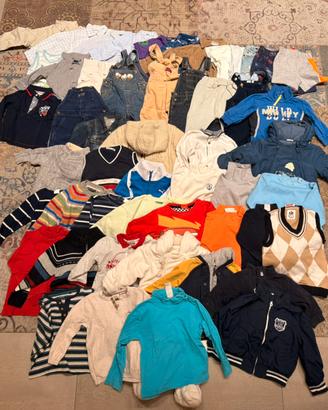 Stock vestiti bambino 12-18 mesi multi marca