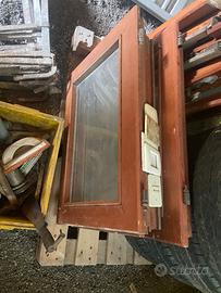 SVENDITA FINESTRE PORTEFINESTRE LEGNO DOPPIO VETRO
