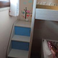 cameretta ragazzi - letto ponte + 1 libreria
