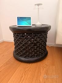 Tavolino/Sgabello africano intagliato- scultura