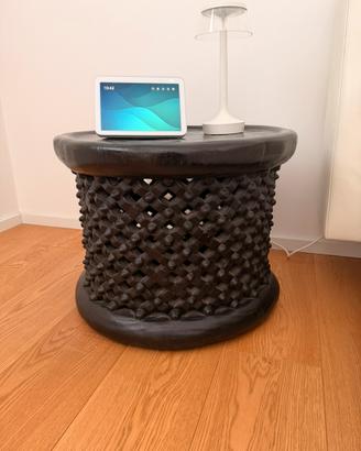 Tavolino/Sgabello africano intagliato- scultura