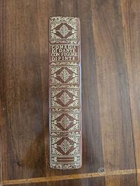 Commedia di Dante con figure dipinte