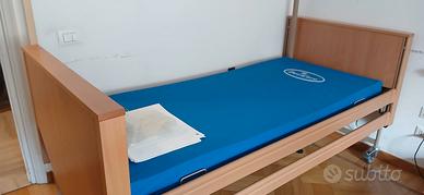 Letto da degenza elettrico pieghevole antidecubito